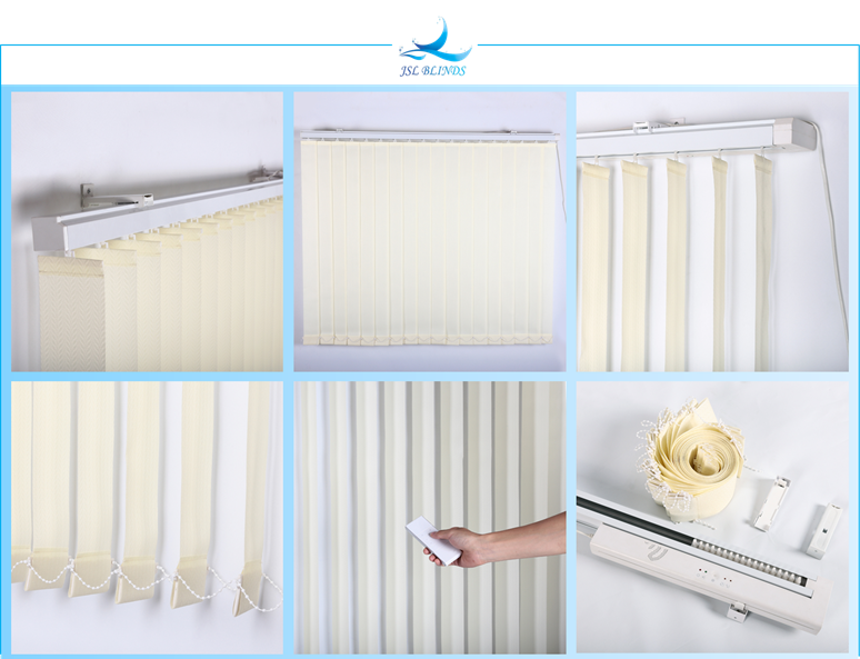 127mm motorized vertical blinds